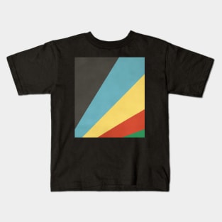 Abstract retro futuristic illustration Kids T-Shirt